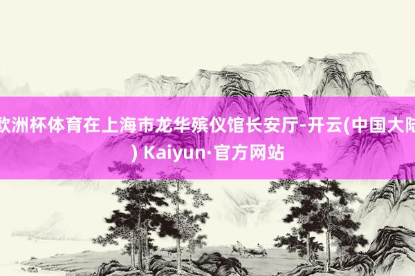 欧洲杯体育在上海市龙华殡仪馆长安厅-开云(中国大陆) Kaiyun·官方网站