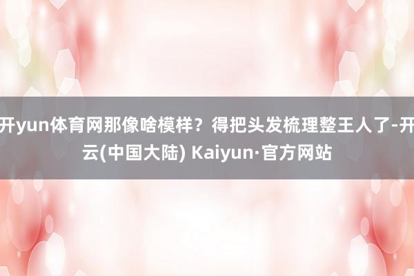 开yun体育网那像啥模样？得把头发梳理整王人了-开云(中国大陆) Kaiyun·官方网站