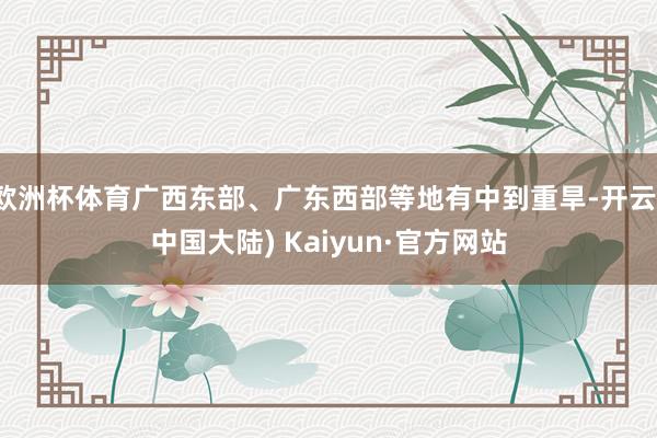 欧洲杯体育广西东部、广东西部等地有中到重旱-开云(中国大陆) Kaiyun·官方网站