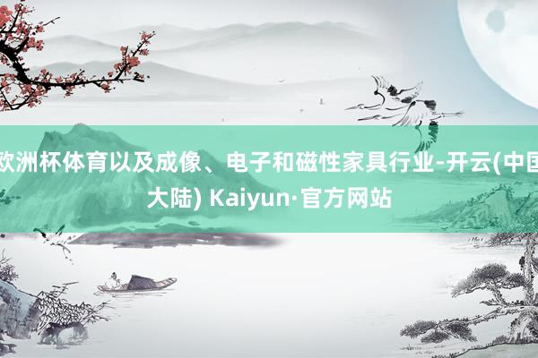 欧洲杯体育以及成像、电子和磁性家具行业-开云(中国大陆) Kaiyun·官方网站